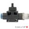 Pu Hose Fitting Valve 6mm X 1/4